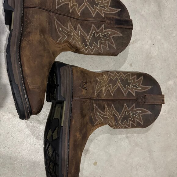 Noble Men’s Brown Western Work Boots - Size 10 USA main image 6